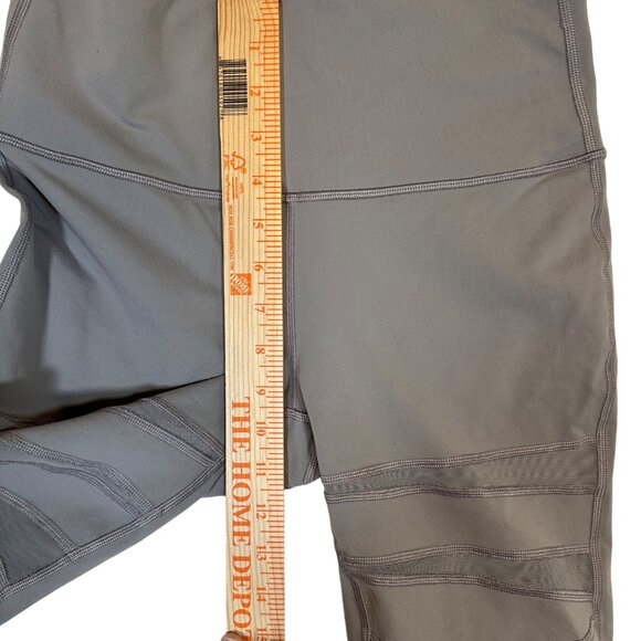 Lululemon Wunder Under Pant High-Rise Tech Mesh 28" Leggings Sz 8 in Dark Chrome - Picture 6 of 13